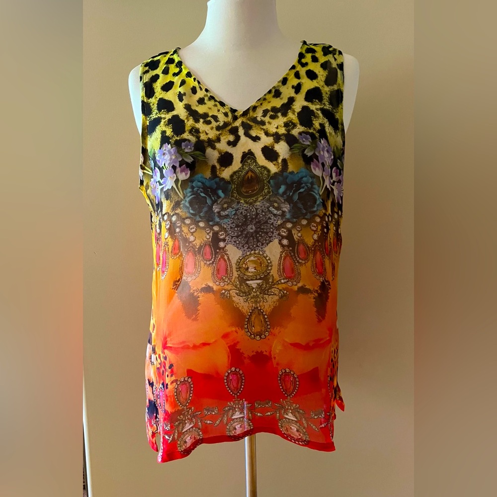 Beautiful print chiffon top